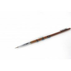 Кисть тонкая OPI, деревянная ручка